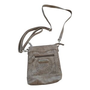 Stone Mountain USA Crossbody Purse Handbag Adjustable Strap Womens Gray